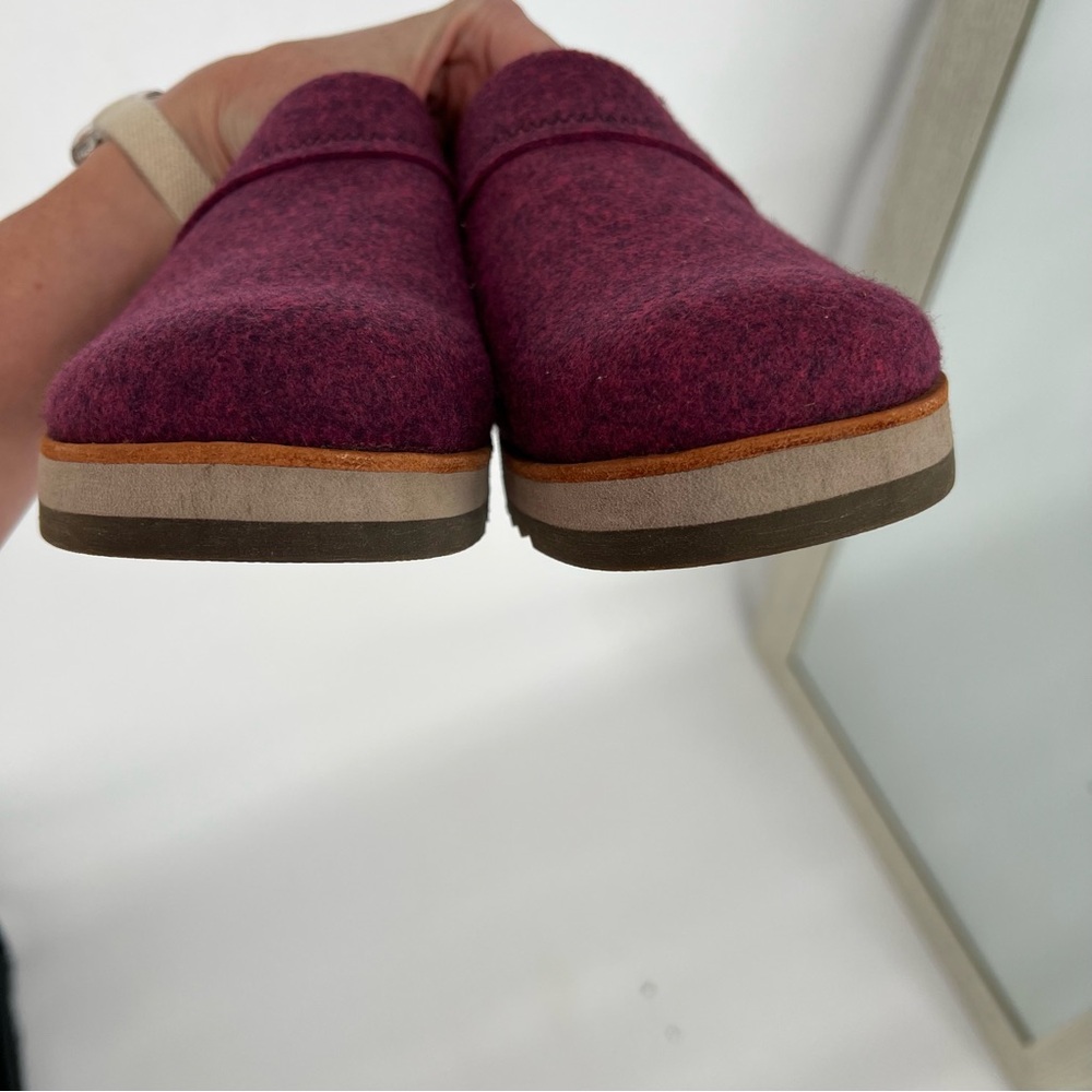 MERRELL Juno Wool Clog Women J001892 SlipOn Slipper Purple Maroon - Picture 9 of 11